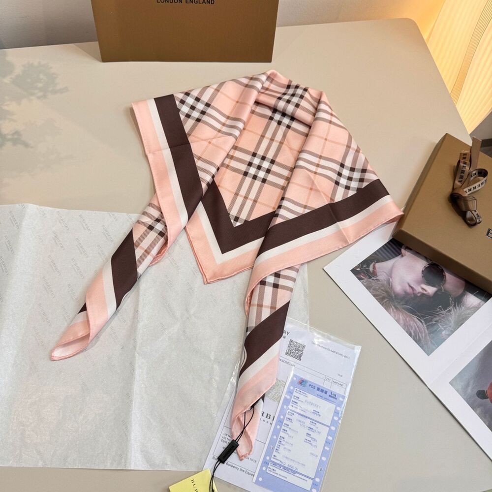 Burberry Silk Scarf - Picture 7 of 8